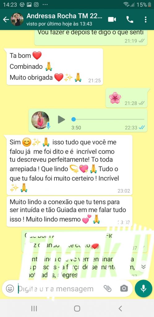 Depoimento de sessão de terapia multidimensional e curso de terapia multidimensional de Helene Abiassi